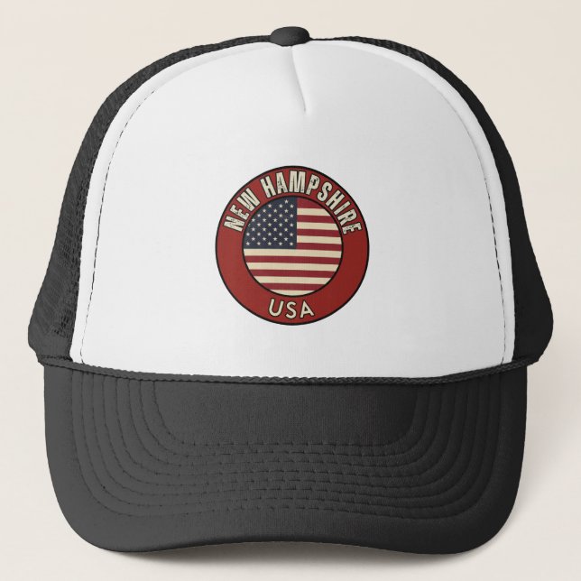 Casquette New Hampshire United States of America (Devant)