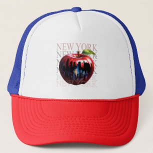 Casquette New York La Grande Pomme Fruit Silhouette Ville