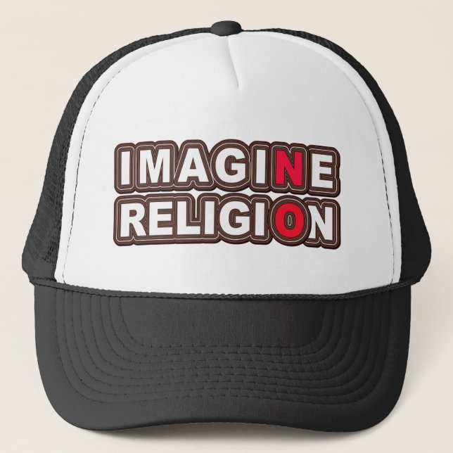 Casquette N'imaginez aucune religion (Devant)
