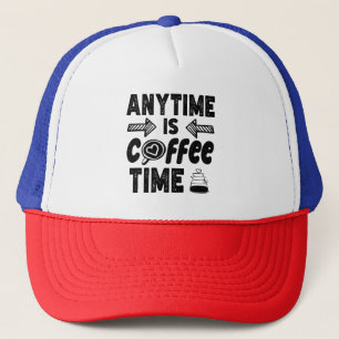 Casquette N'Importe Quel Moment Est Café Heure Caféine Lover
