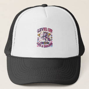 Casquette Niveau de licorne monte comme une licorne publicit
