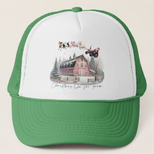 Casquette Noël à la ferme, Joyeux Noël