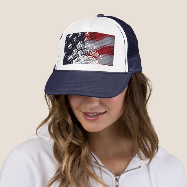 Casquette Noël aux USA : Fête de la Liberté (En situation)