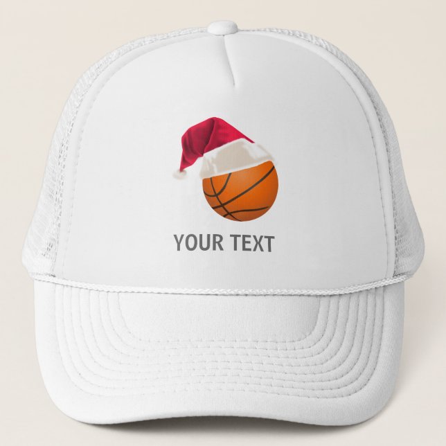 Casquette noël de basket (Devant)