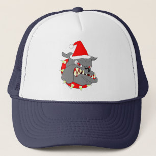 Casquette Noël de chien de diable d'usmc