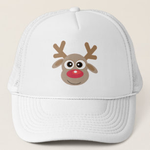 Casquette Noël Drôle Reindeer Novelty Trucker Chapeau