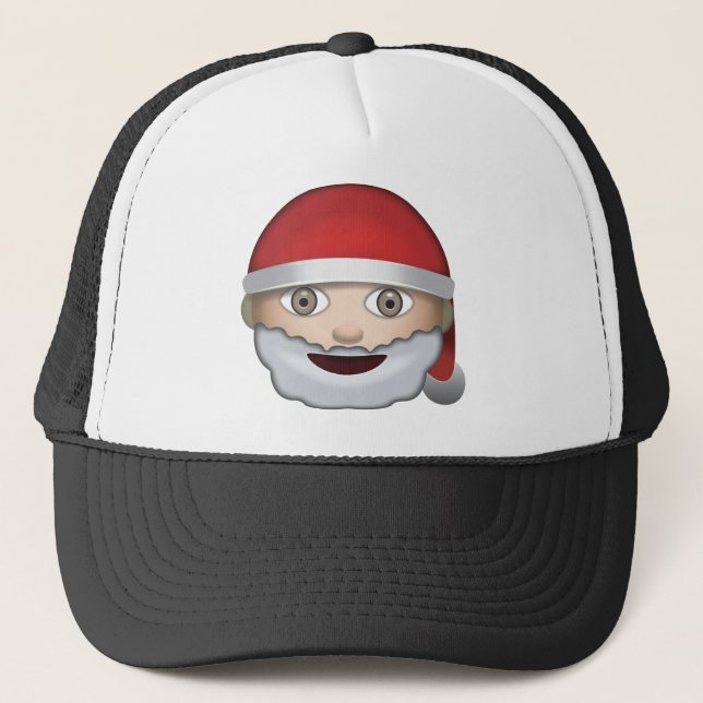 Casquette Noël Emoji de père (Devant)