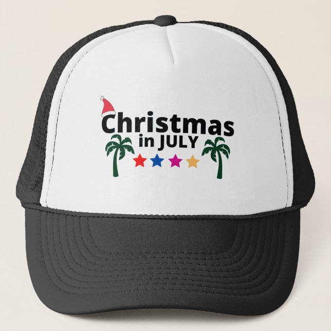 CASQUETTE NOËL EN JUILLET (Devant)
