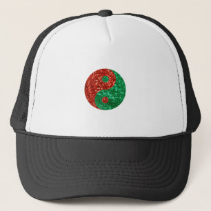 Casquette noël yin yang