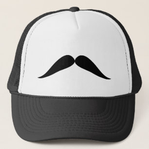 Casquette noir d'amusement de moustache