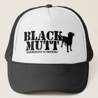 Casquette noir de camionneur de chien