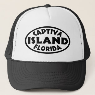 Casquette Noir de la Floride d'île de Captiva
