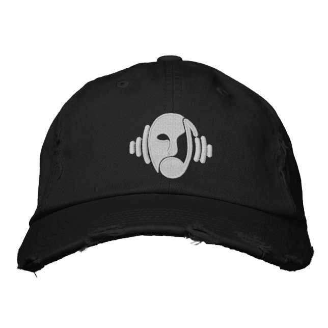 Casquette noir du logo Fantom (Devant)