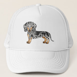 Casquette Noir Et Tan Dapper Cheveux Courte Dachshund Mignon
