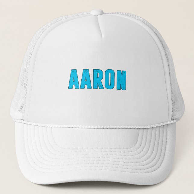 Casquette Nom Aaron (Devant)