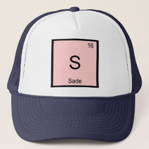 Casquette Nom de bande Élément de chimie Tableau périodique