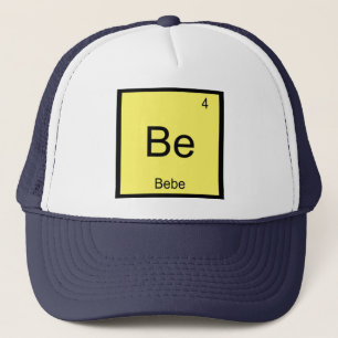 Casquette Nom de bébé Chimie Élément Tableau périodique