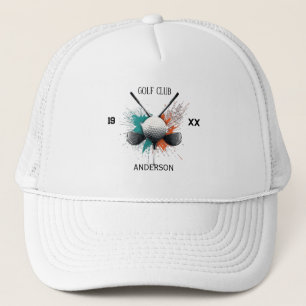 Casquette Nom de club de golf personnalisé Chapeau personnal