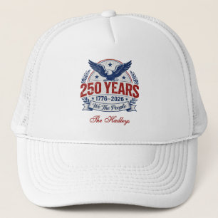 Casquette Nom du 250e anniversaire de l'Amérique