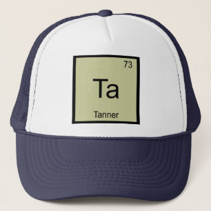 Casquette Nom du bandeau Élément de chimie Tableau périodiqu