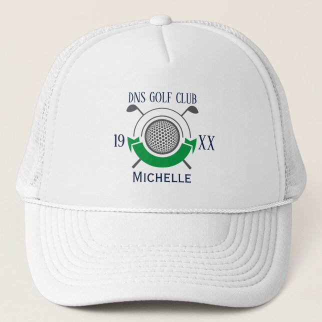 Casquette Nom du club de golf personnalisé Chapeau de camion (Devant)