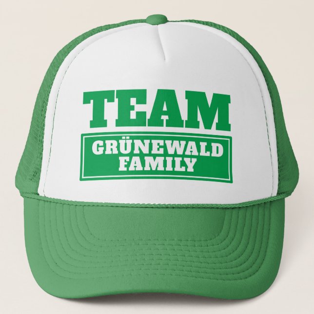 Casquette Nom ou nom de famille d'équipe personnalisé par (Devant)