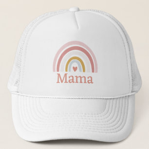 Casquette Nom personnalisé Chapeau de camion arc-en-ciel ros