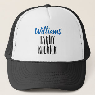 Casquette Nom personnalisé de la réunion de famille