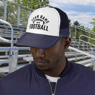 Casquette Nom personnalisé d'équipe de football numéro marin