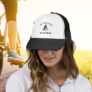 Casquette Nom personnalisé du groupe à vélo