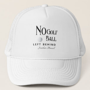 Casquette Nom personnalisé Humour de golf drôle Typographie