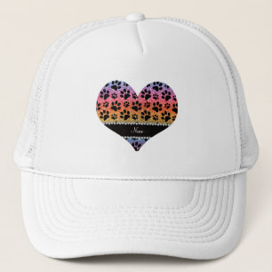 Casquette Nom personnalisé parties scintillant arc-en-ciel c
