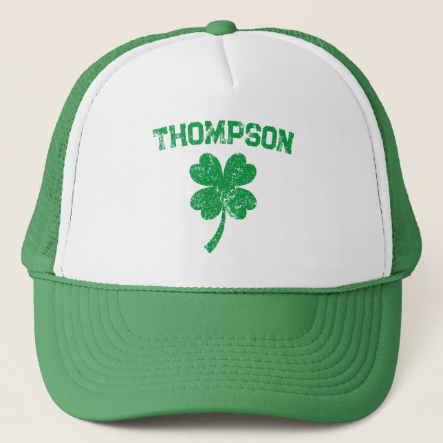 Casquette Nom personnalisé St Patrick's Day Party (Devant)
