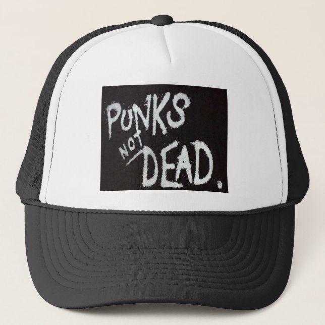 Casquette non mort du camionneur du punk (Devant)