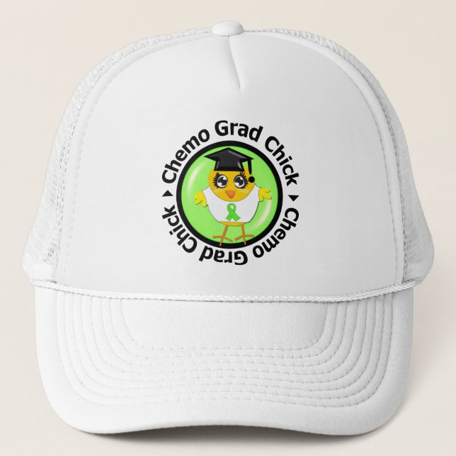 Casquette Non poussin de diplômé de chimio de lymphome de Ho (Devant)