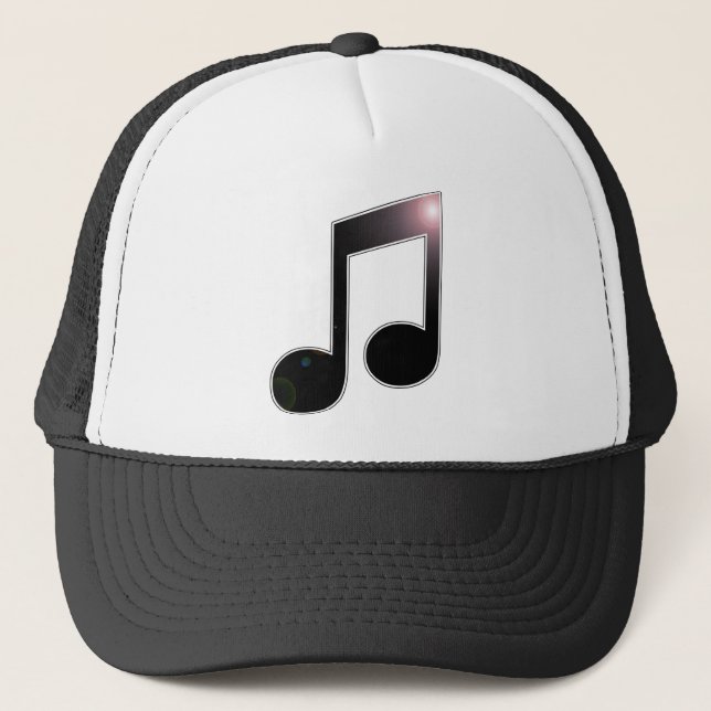 Casquette Note de musique huitième (Devant)