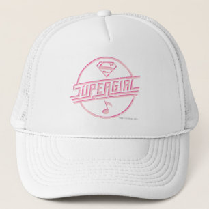 Casquette Note rose de musique de Supergirl