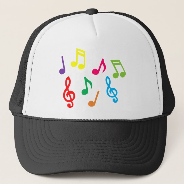 Casquette Notes musicales (Devant)