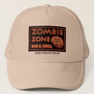 Casquette Nourriture fraîche de zombi sur l'humour de