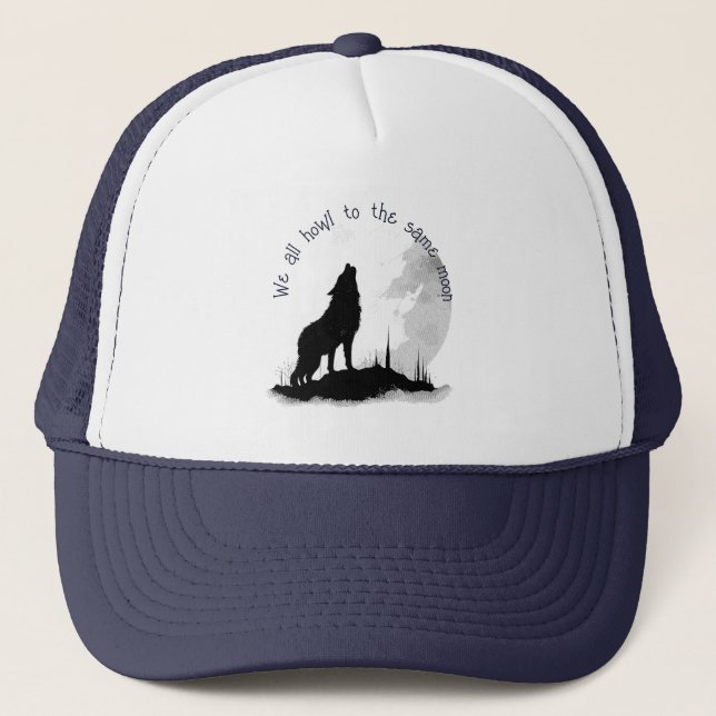 Casquette Nous hurlons tous à la même citation inspirée de l (Devant)