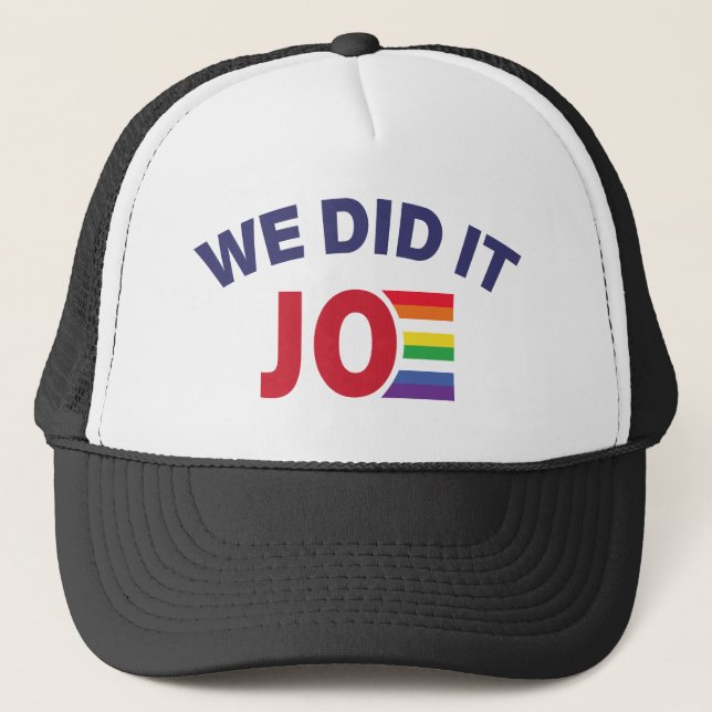 Casquette Nous L'Avons Fait Joe Gay pride Rainbow (Devant)