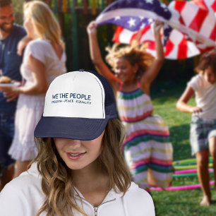 Casquette NOUS LE PEUPLE Liberté Paix Égalité   4 juillet