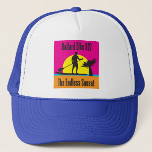 Casquette NOUVEAU BAR FUNDRAISER Coucher de soleil sans fin