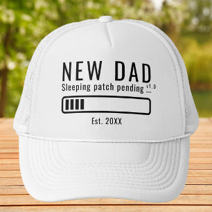 Casquette Nouveau Papa Patch de Sommeil Typographie Gras