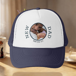Casquette Nouveau Papa Premier Papa Photo Personnalisée