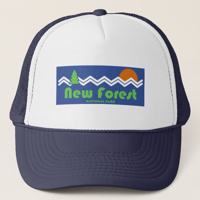 Casquette Nouveau parc national de la Forêt Rétro (Devant)