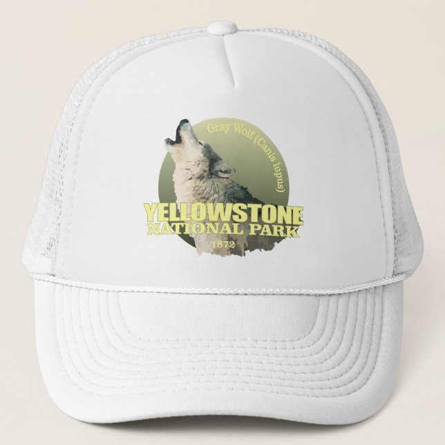 Casquette NP de Yellowstone (Loup gris) TNO (Devant)