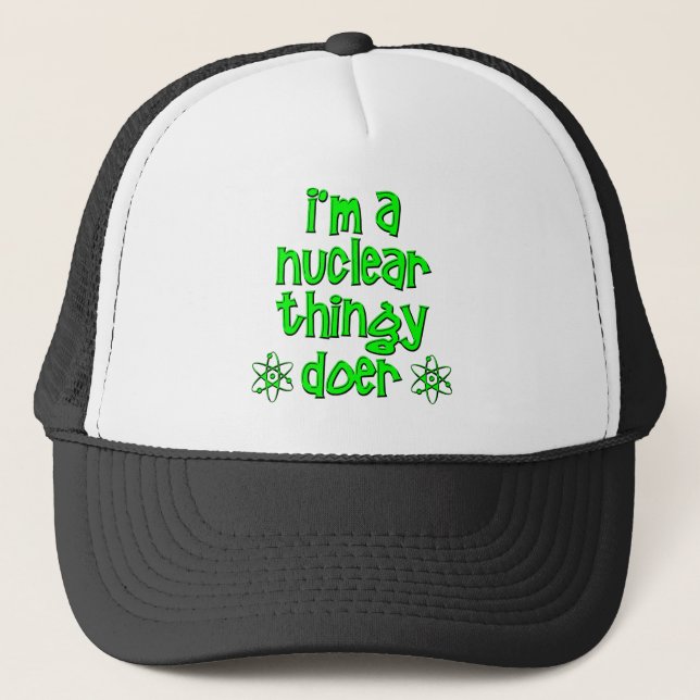 Casquette nucléaire drôle (Devant)