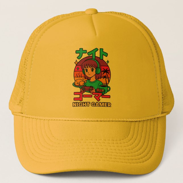 Casquette Nuit du joueur (Devant)