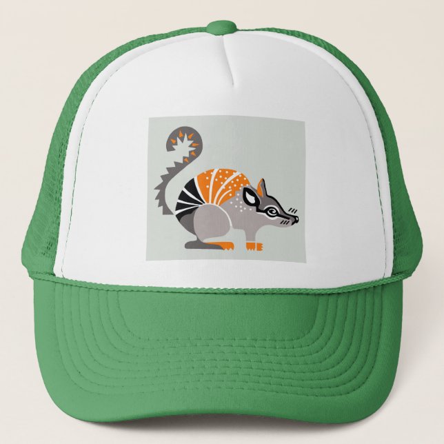 Casquette NUMBAT - Australie - Animaux en voie de disparitio (Devant)